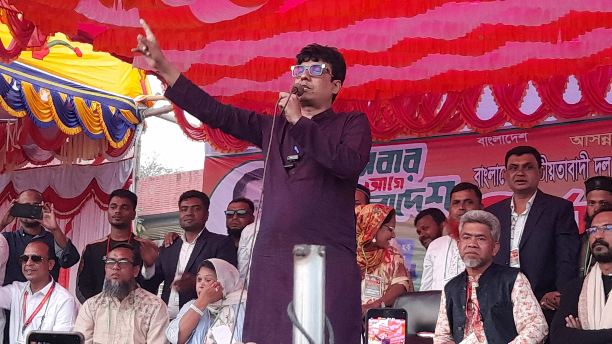 চিতলমারীতে শেষ মুহূর্তে জমজমাট ধানের শীষের নির্বাচনী জনসভা