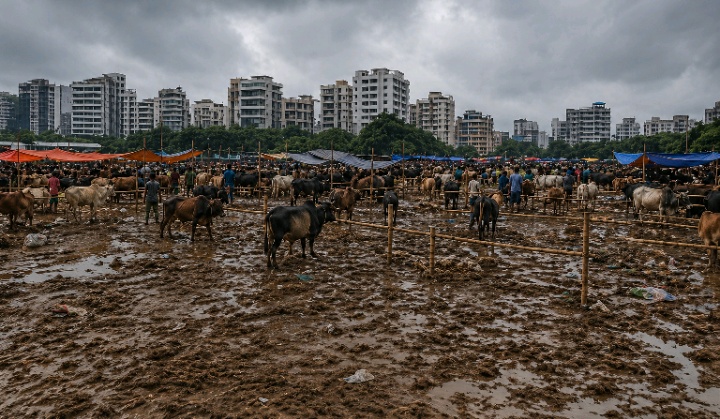 খেলার মাঠে পশুর হাট: ধ্বংসের মুখে বনানীর ফুসফুস, ফুঁসছে জনতা