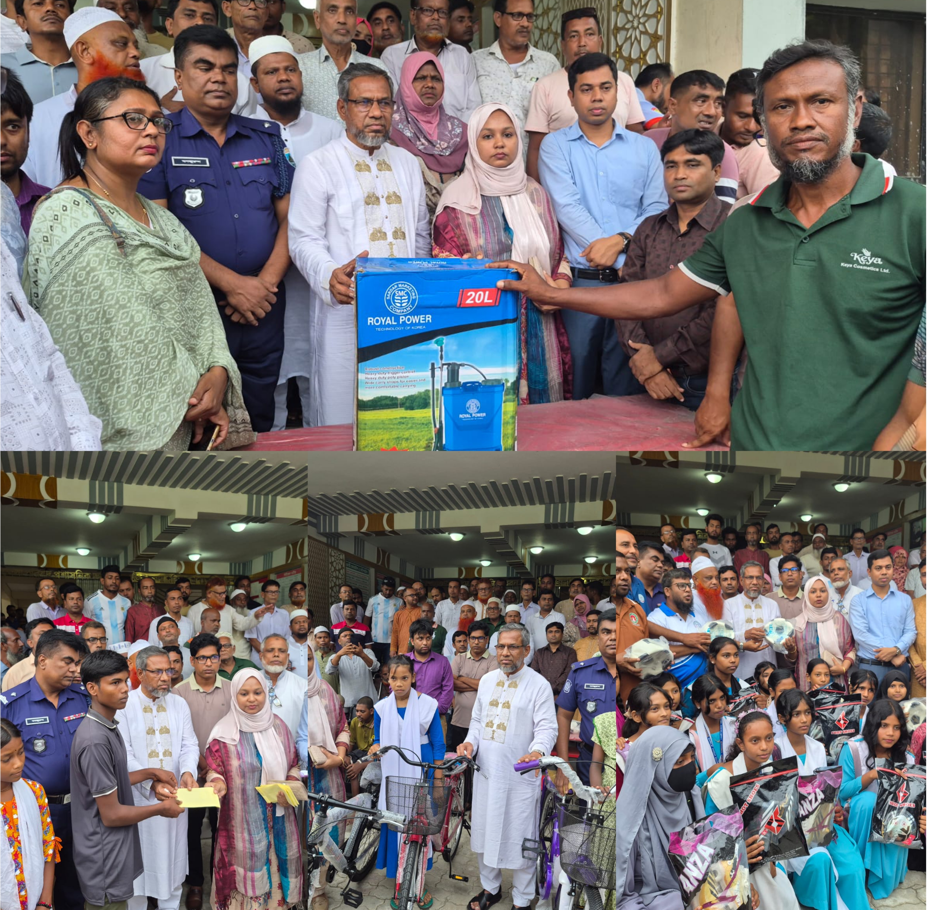 গুরুদাসপুরে আইন-শৃঙ্খলা সভা ও বিভিন্ন উন্নয়ন সহায়তা বিতরণ