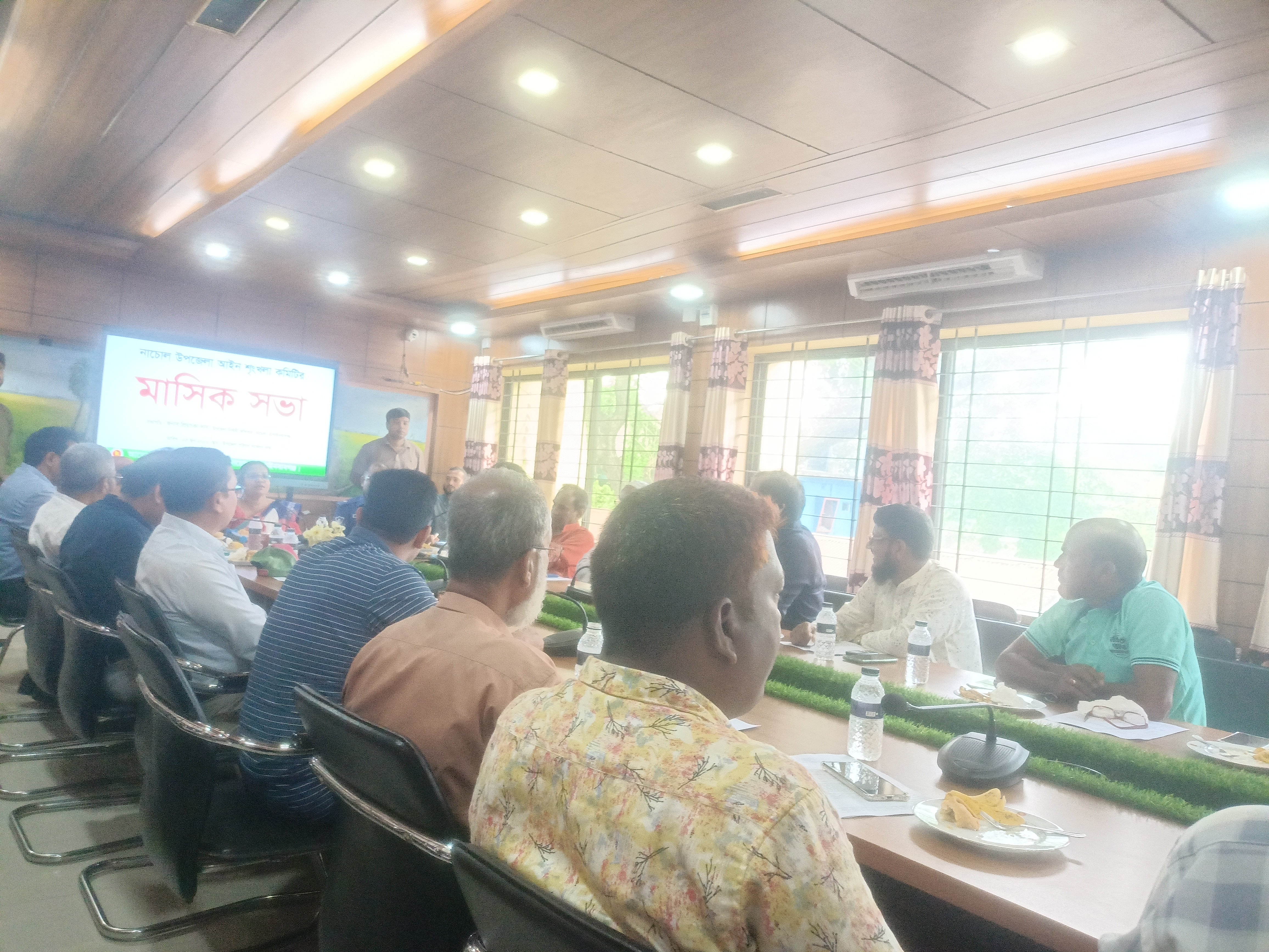 নাচোলে উপজেলা আইনশৃঙ্খলা কমিটির মাসিক সভা অনুষ্ঠিত
